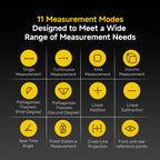 DUKA ATUMAN LT1 3-in-1 Laser Tape Measure Digital Distance Meter Cross Line Laser High Precision Measuring Tool
