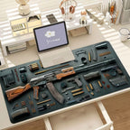 The G-gun Pattern Mouse Pad Anti Slip Rubber Edge Locked Thickened Laptop Gaming Desk Mat