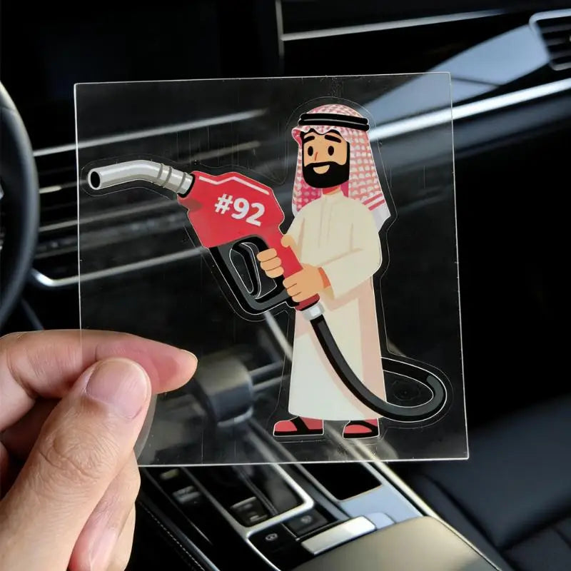 Oil Tank Sticker Sticky Wallpaper Oil Cap Sticker For Tractor Trailer Mirror