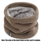 Fleece Neck Gaiter Windproof Warm Face Scarf for Men Women Winter Balaclava Tube Scarf Cold Weather Outdoor Ski Mask Hood