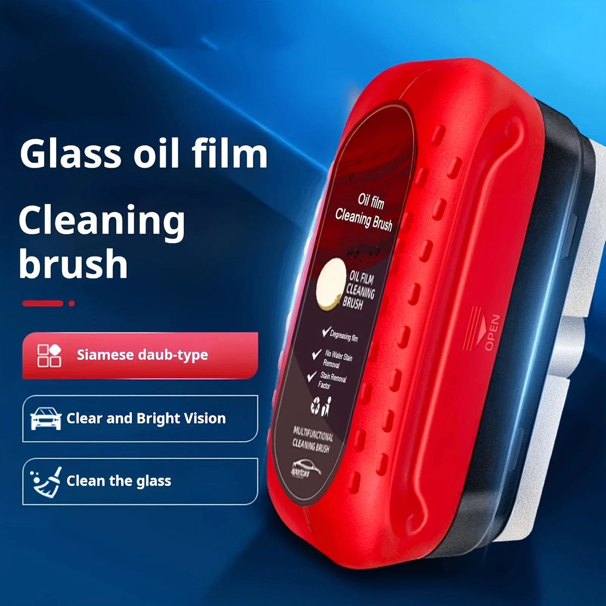 SEAMETAL 120ML 150ML Car Glass Oil Film Cleaning Brush Hydrophobic Glass Coating Cleaner Oil Film Remover Anti-Rain Fog Brushes