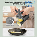 Electric Vegetable Slicer Hand-held Food Processor Carrot Cucumber Potato Cutter Kitchen Tool Ice Shaved Machine