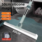 Magic Broom Wiper Mopping Dual-purpose Floor Wiper Silicone Scraper Sweeping Artifact Sweeping Water Sweeping Broom