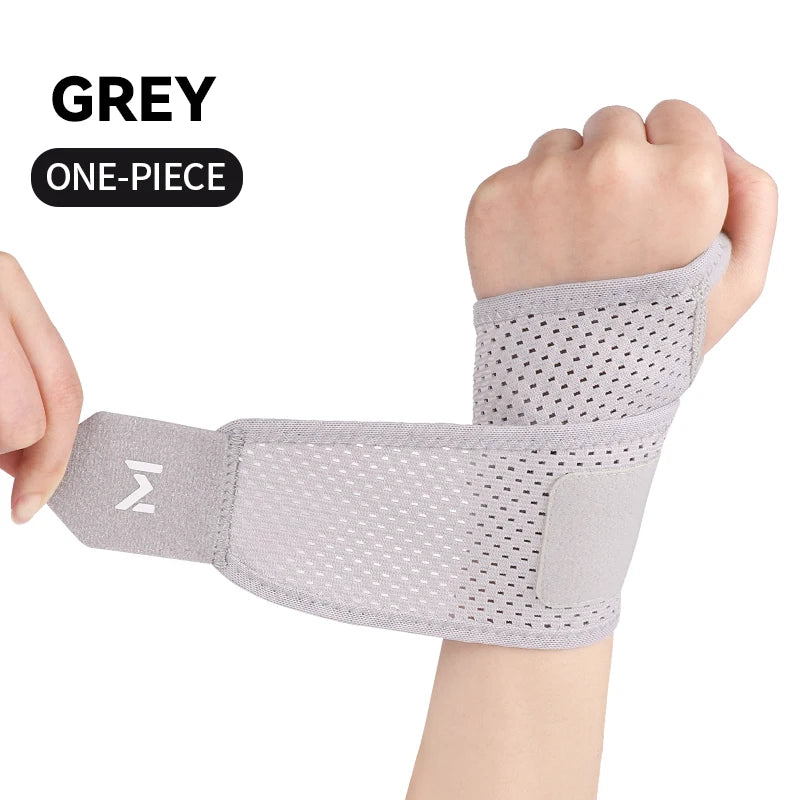 1/2PCS  Breathable Mesh Wrist Support Wrap, Compression Sleeve for Joint Pain, Sprain Protection and Chronic Overuse Injuries