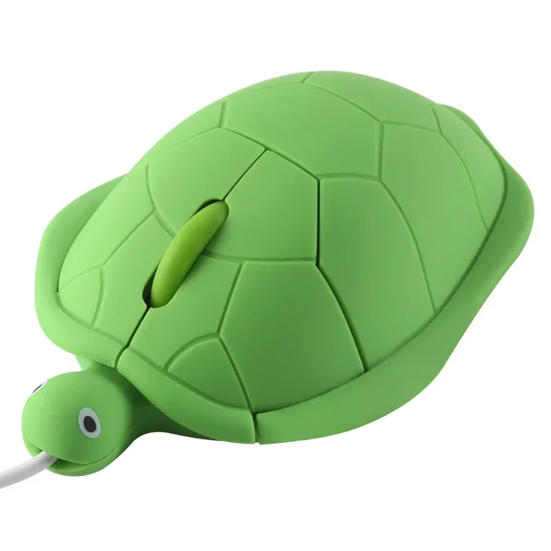 FOR Green Turtle 2.4G Wired/wireless Mouse Mute Button 1600DPI Auto Sleep Mini Office Mouse Suitable for Computers Laptops