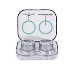 1/4PC Korean Style Portable Contact Lens Case High Aesthetic Travel Storage Kit Daily Use Contact Lens Holder Box