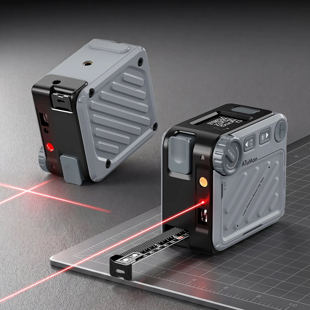 DUKA ATUMAN LT1 3-in-1 Laser Tape Measure Digital Distance Meter Cross Line Laser High Precision Measuring Tool Secondary image
