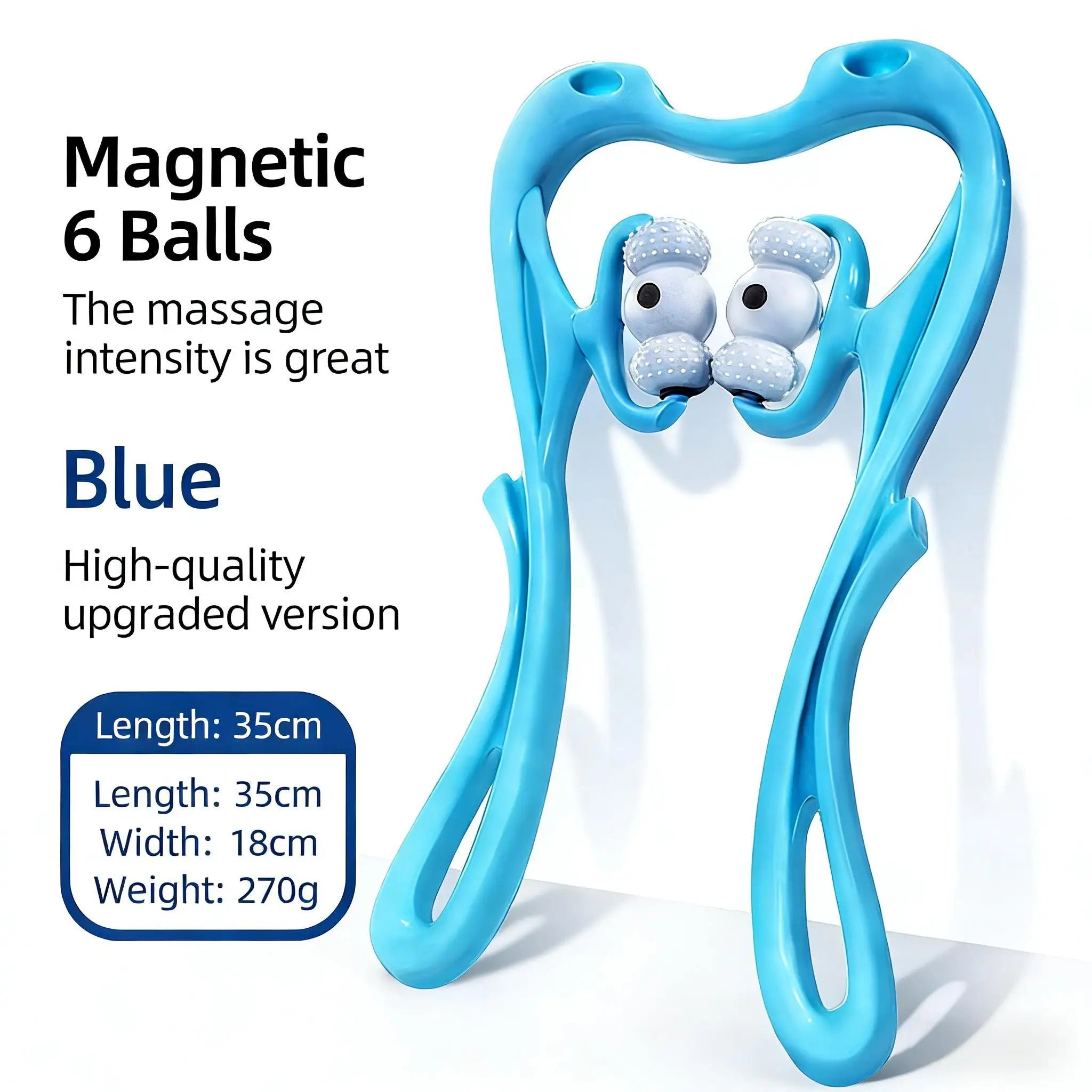 Cervical Massager for Neck, Legs, Waist, and Back – Pain Relief and Muscle Relaxation, Manual Multi-Function Kneading, Househol Secondary image