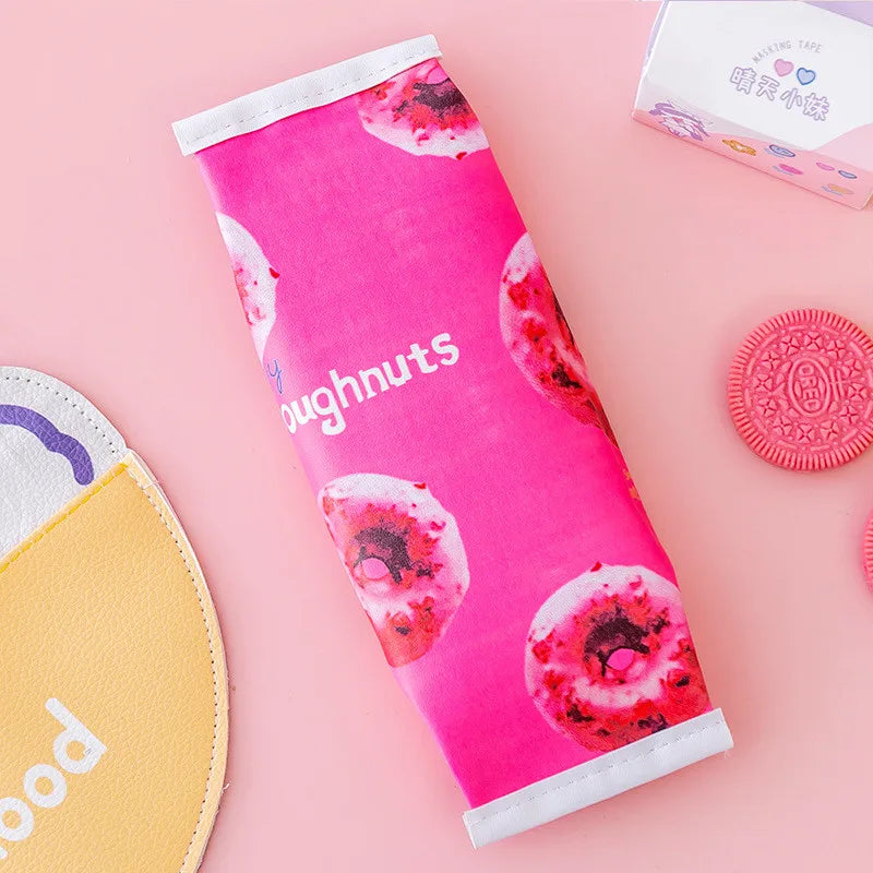 New creative simulation snack pencil case School pencil bag Multifunctional storage box Stationery bag Fun pencil bag