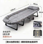 Foldable Office Single Nap Utensil Lounge Chair for Home Use, Simple Small Bed for Hospital Care, Marching Bed，Camping Cots