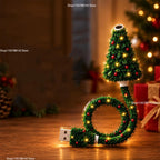 Christmas Tree Design Plug in Night Light Ceiling Projector Indoor, for Room Decor DIY Holiday Party Xmas Gifts