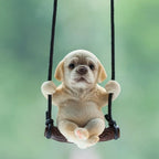Trend Swing Dog Auto Interior Accessories Decoration Sunglasses Car Pendant Bulldog Resin Car Hanging Gift