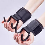 2Pcs Fitness Power Hooks Pull-Up Hard Pull Training Anti-Fall Lifting Hook Power Hook Grip Wrist Strap Pull-Up Hand Straps