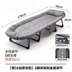 Foldable Office Single Nap Utensil Lounge Chair for Home Use, Simple Small Bed for Hospital Care, Marching Bed，Camping Cots