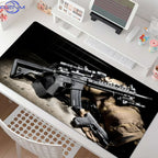 The G-gun Pattern Mouse Pad Anti Slip Rubber Edge Locked Thickened Laptop Gaming Desk Mat