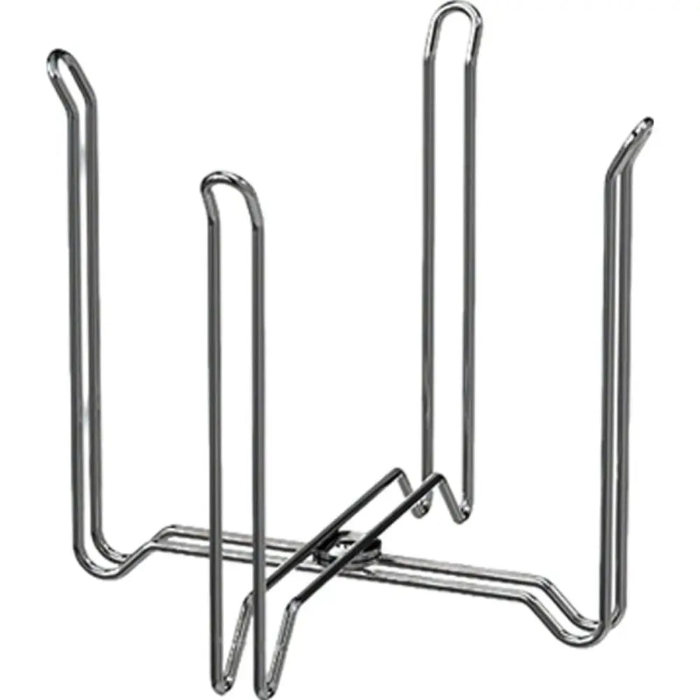 304 Stainless Steel Trash Bag Holder Foldable Raised Bottom Garbage Bag Rack Portable Wide Opening Sink Garbage Organizer Secondary image
