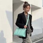 Large-Capacity Felt Binder Clip Crossbody Bag Quirky Fun Shape Long Tail Clip Handbag Solid Color Unique Funny Shoulder Bag