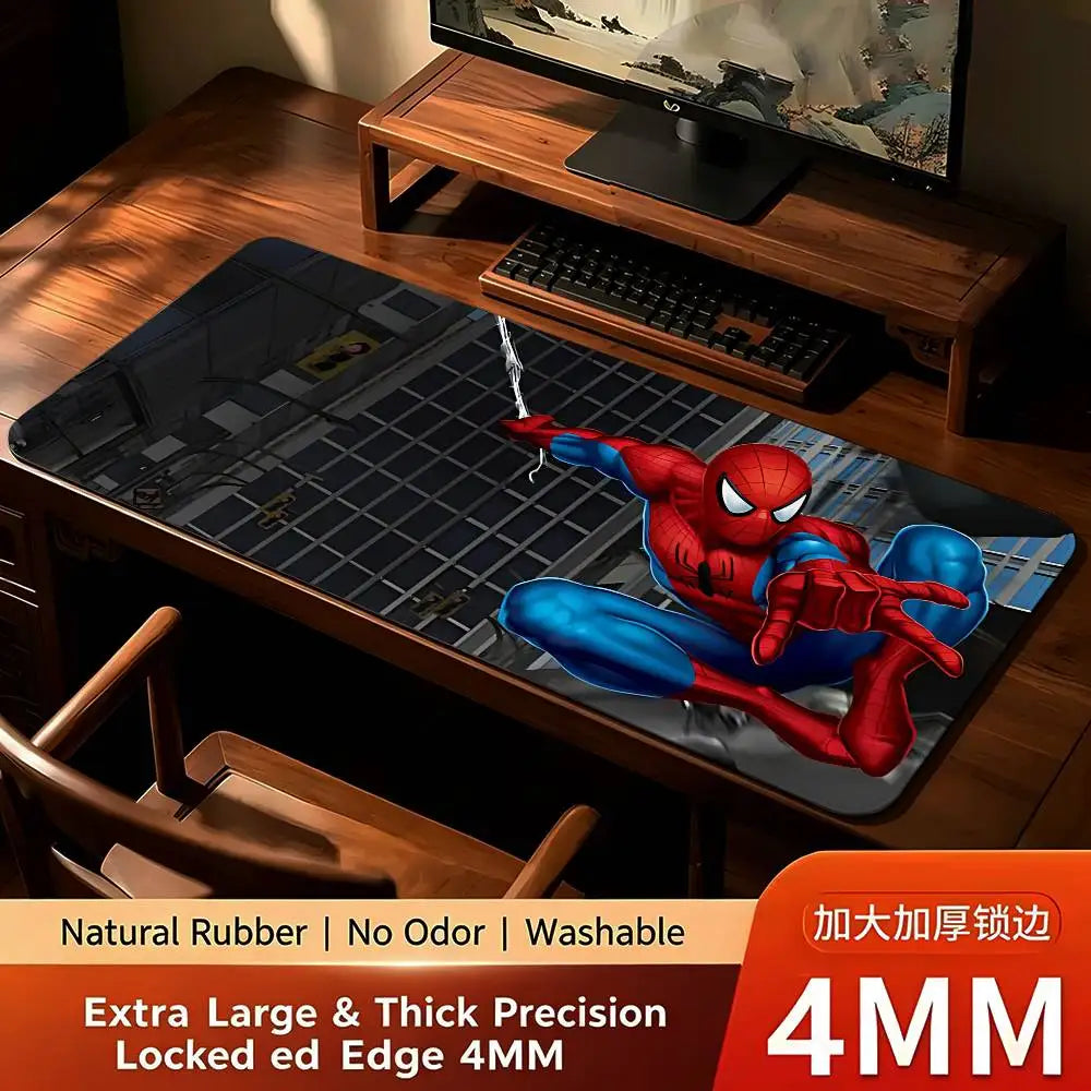 Cool-Spider-Man Mouse Pad Computer Mat Deskpad Laptop Keyboard Mat Office Large Landscape Mousepad