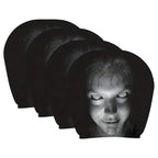 Aoifn Ghost Face Car Headrest Covers, Universal Halloween Horror Theme Headrest Covers, Scary Funny Car Interior Accessories