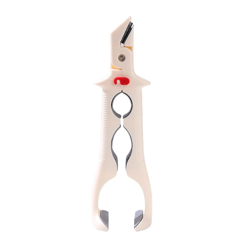 3-in-1 Heat-Proof Dish Clips for Kitchen, Anti-Slip Plate Grippers, Labor-saving Bottle Opener Integrated at the Tail