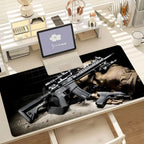 The G-gun Pattern Mouse Pad Anti Slip Rubber Edge Locked Thickened Laptop Gaming Desk Mat
