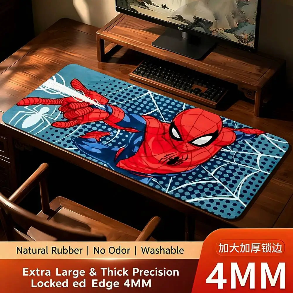 Cool-Spider-Man Mouse Pad Computer Mat Deskpad Laptop Keyboard Mat Office Large Landscape Mousepad
