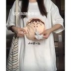 Creative Boochan 3D Tissue T-Shirt Short Sleeve Fun Fashion Trends Portable Tissue Paper Cute Christmas Gifts