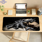 The G-gun Pattern Mouse Pad Anti Slip Rubber Edge Locked Thickened Laptop Gaming Desk Mat