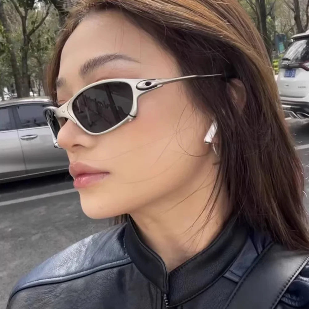 Fashion Polarized Cycling Glasses UV400 Outdoor Sports Goggles Catalpa Alloy Frame Anti-UV Riding Eyewear Accessories