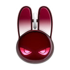MOFII M6C Evil Rabbit Dual-mode Mouse, Black Cool Rabbit Shape, RGB Ambient Light, Silent Rechargeable, Multi-device Compatible
