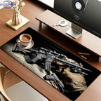 The G-gun Pattern Mouse Pad Anti Slip Rubber Edge Locked Thickened Laptop Gaming Desk Mat