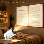 Book Projector for Reading, 720P Native HD with 180° Rotation Book Projector Built-in Speaker, 4K Input Support ，wall decoration