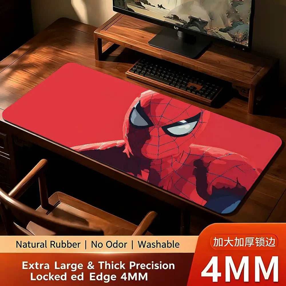 Cool-Spider-Man Mouse Pad Computer Mat Deskpad Laptop Keyboard Mat Office Large Landscape Mousepad