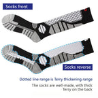 GTUBIKE 1 Pair Winter Warm Ski Stockings Thickening Hiking Socks for Women Men Anti-Cold Skiing Outdoor Sport Stockings Snow