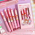 Cute Capybara Animal Gel Pens Erasable & Refillable Ink Pens Smudge-Free Writing for School season beg Supplies Stationery Gifts