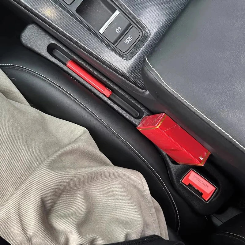 Car Seat Gap Filler 2PCS Universal Auto Seat Side Gap Plug Stop Phone Key Coin Falling Car Interior Accessories