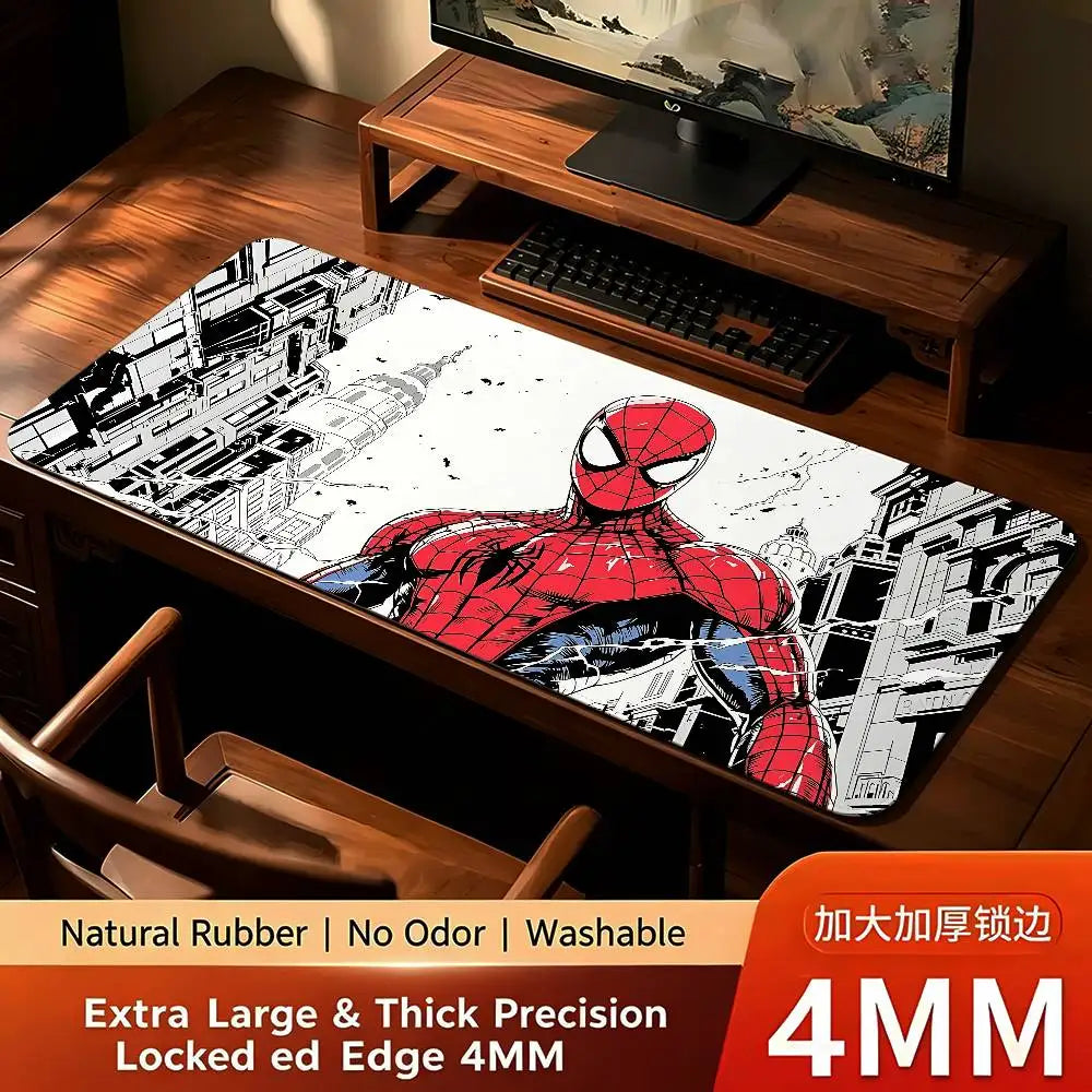 Cool-Spider-Man Mouse Pad Computer Mat Deskpad Laptop Keyboard Mat Office Large Landscape Mousepad