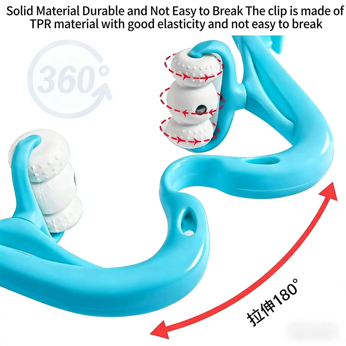 Cervical Massager for Neck, Legs, Waist, and Back – Pain Relief and Muscle Relaxation, Manual Multi-Function Kneading, Househol