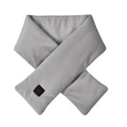 USB Women Men Heating Scarf Temperature Scarf 3 Gears Wrap Fleece Washable Electric Neck Warmer Winter Outdoor Camping Skiing