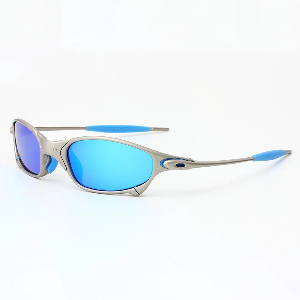 Fashion Polarized Cycling Glasses UV400 Outdoor Sports Goggles Catalpa Alloy Frame Anti-UV Riding Eyewear Accessories
