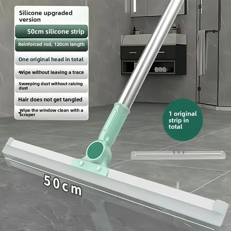 Magic Broom Wiper Mopping Dual-purpose Floor Wiper Silicone Scraper Sweeping Artifact Sweeping Water Sweeping Broom