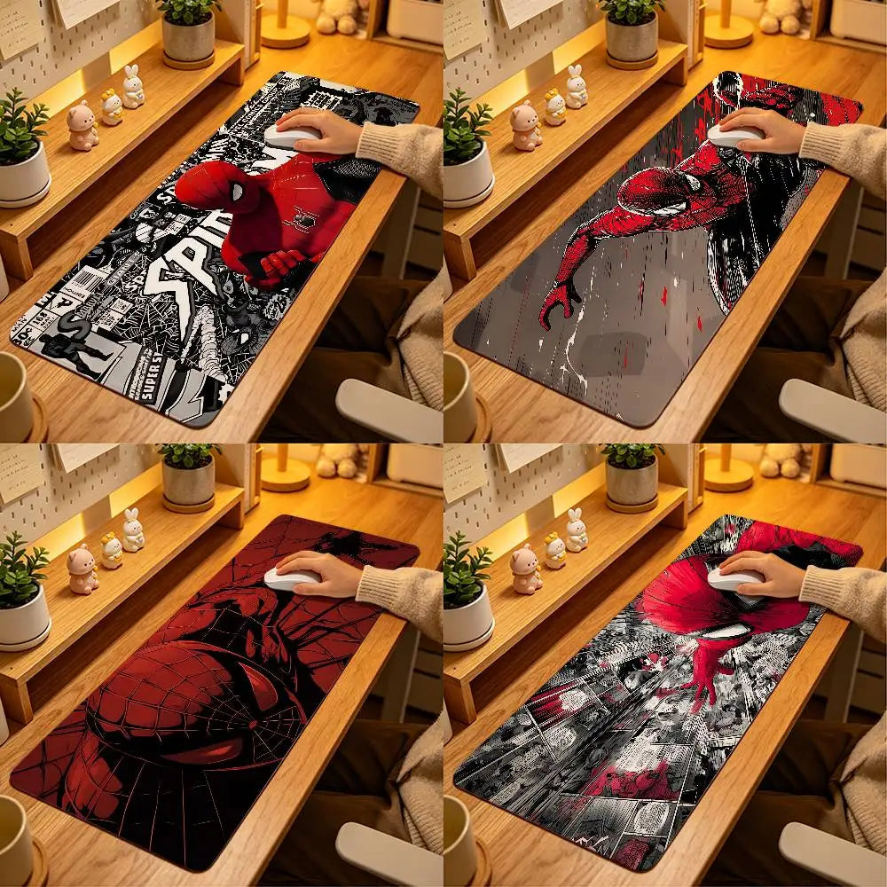 Cool-Spider-Man Mouse Pad Computer Mat Deskpad Laptop Keyboard Mat Office Large Landscape Mousepad