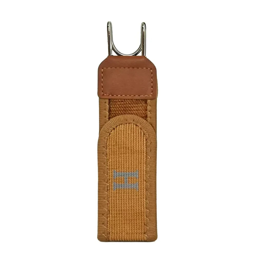 New Adjustable Elastic Style Waistband Buckle with Magic Tape & Metal Hooks Outdoor Portable Waist Band Tool Belt Nylon Soft