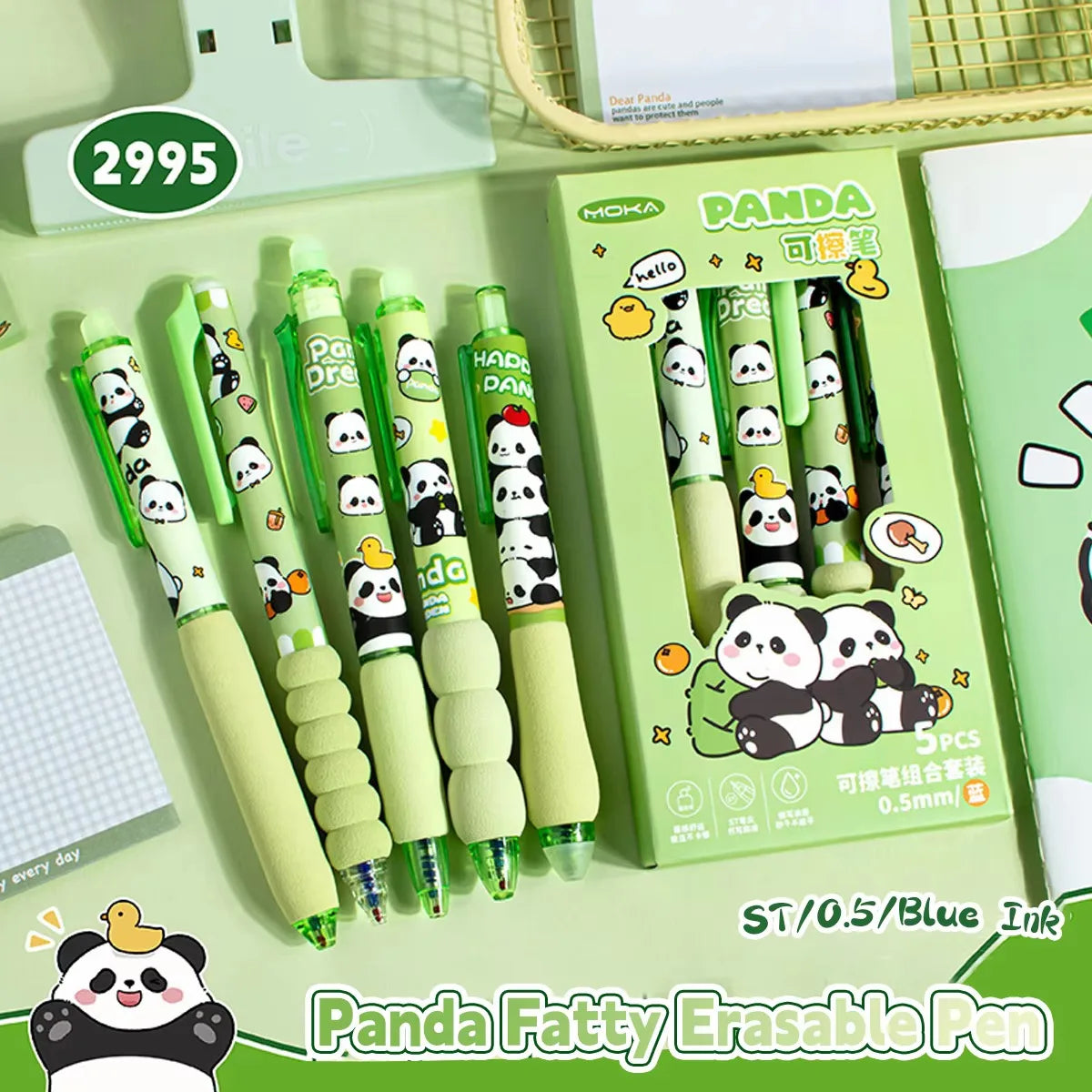 Cute Capybara Animal Gel Pens Erasable & Refillable Ink Pens Smudge-Free Writing for School season beg Supplies Stationery Gifts