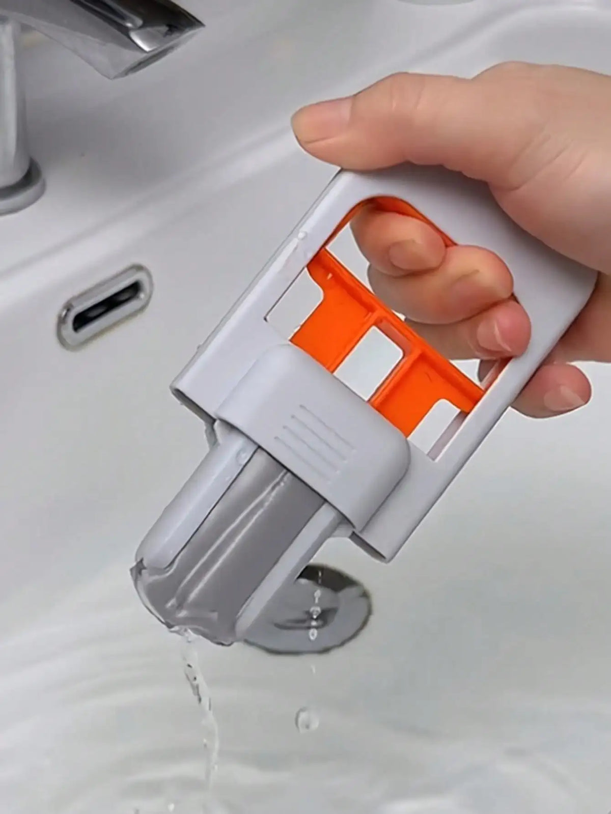 1pc Expandable Cloths - Wet and Dry Cleaning, Compact Space Saving Design, Multifunctional Cleaning Tool, Stylish Handle Design