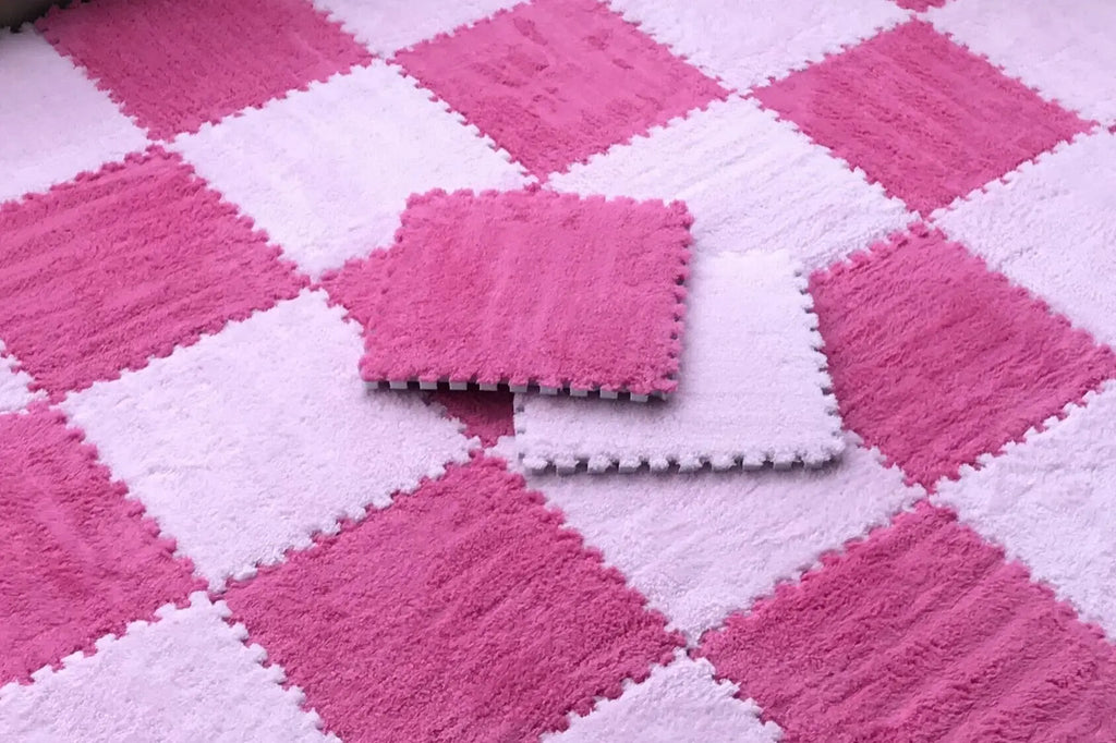 10/20PCS Soft Plush Children's Mat Baby Play Mat Baby Toys Eva Foam Puzzle Carpet In Children's Room Keep Warm Playmat 30*30*1CM