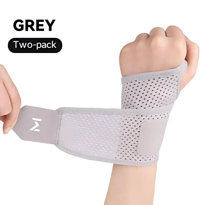 1/2PCS  Breathable Mesh Wrist Support Wrap, Compression Sleeve for Joint Pain, Sprain Protection and Chronic Overuse Injuries