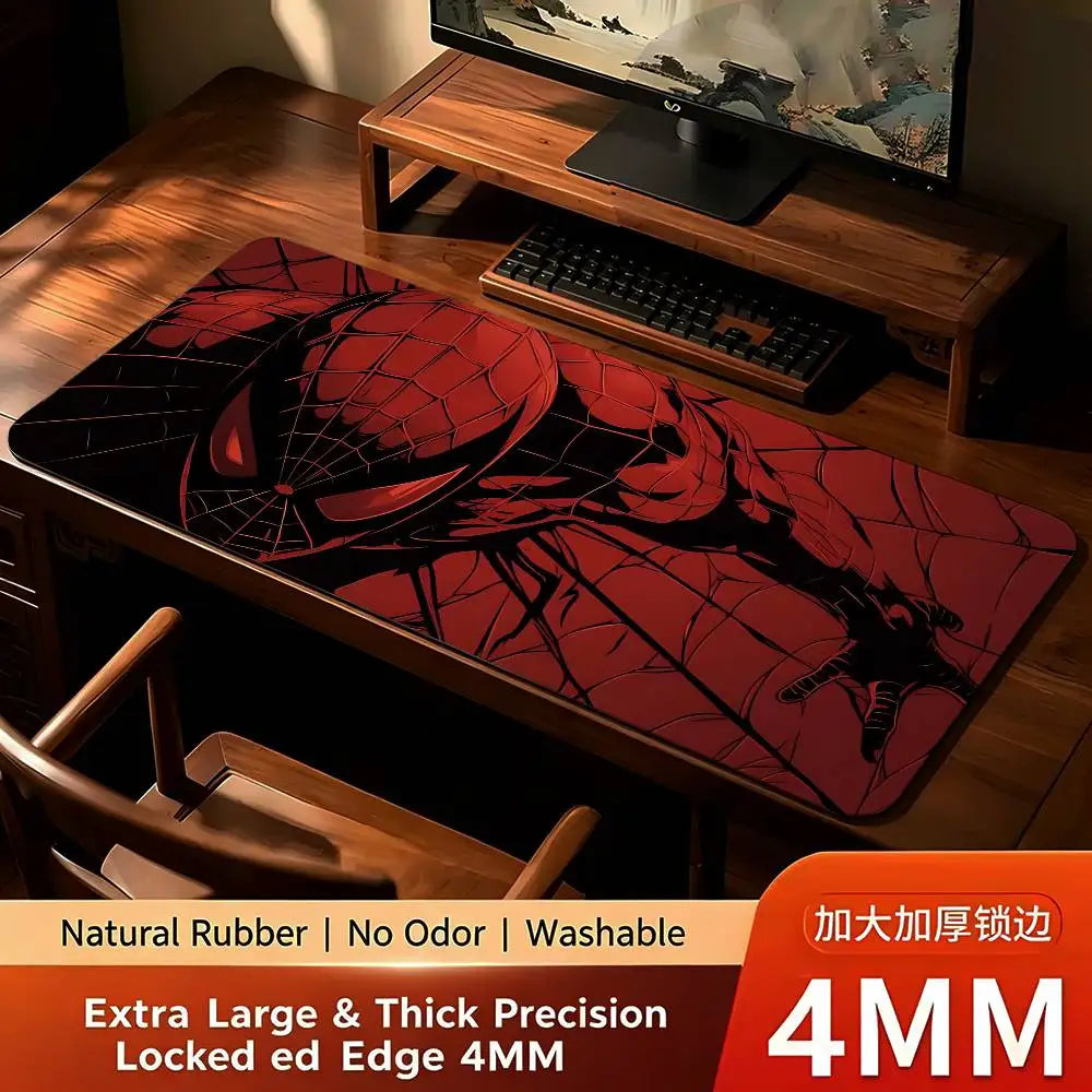 Cool-Spider-Man Mouse Pad Computer Mat Deskpad Laptop Keyboard Mat Office Large Landscape Mousepad