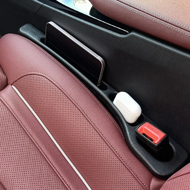 Car Seat Gap Filler 2PCS Universal Auto Seat Side Gap Plug Stop Phone Key Coin Falling Car Interior Accessories