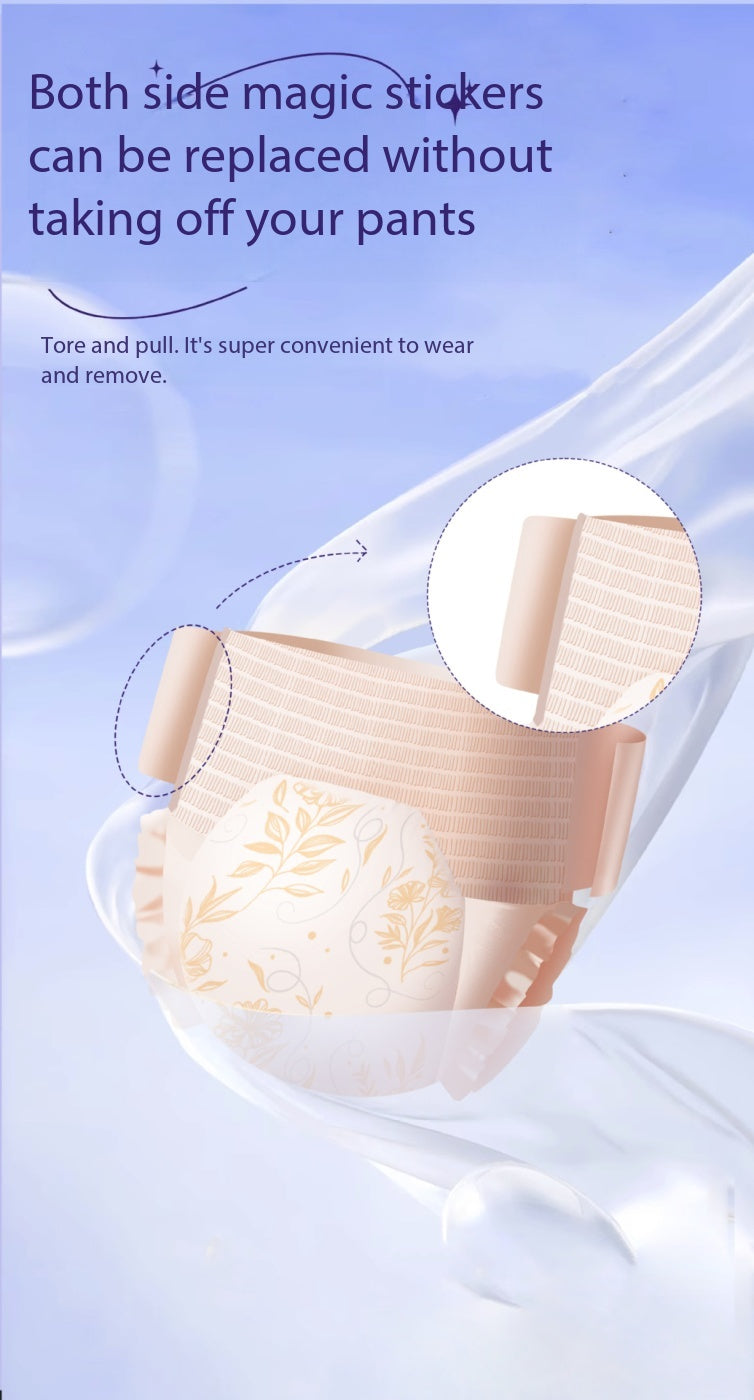 10PCS Disposable Period Panties Probiotic Blue Core Organic Cotton Menstrual High Absorption Feminine Breathable Cotton Day&Night Use Sanitary PANTIES For Women Secondary image